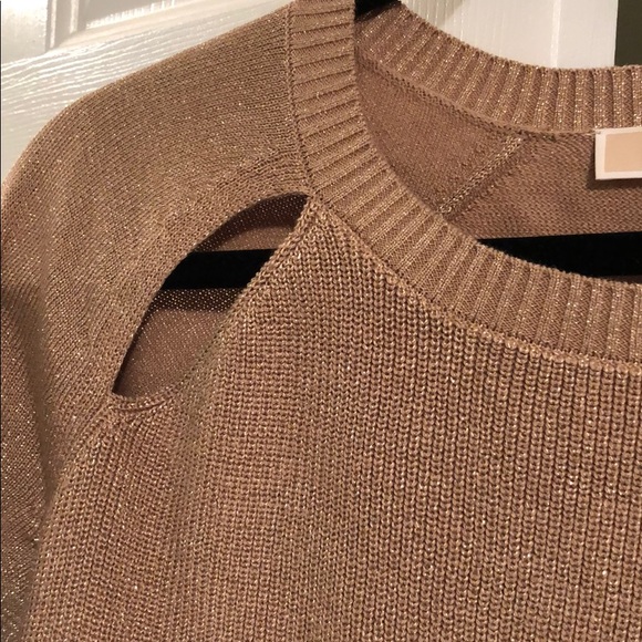 Michael Kors Glittery Gold Sweater - Picture 6 of 8